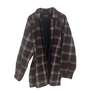 Wolverine Boots&Gear Men’s Flannel Lined Long Sleeve Work Jacket XL